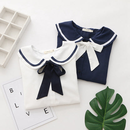 Sweet Bow Tie Blouse for Women
