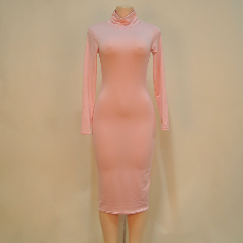 Autumn Winter Bandage Dress & Long Sleeve Nightclub Dress