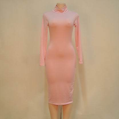Autumn Winter Bandage Dress & Long Sleeve Nightclub Dress