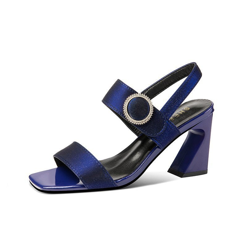 Chic Buckle Heels